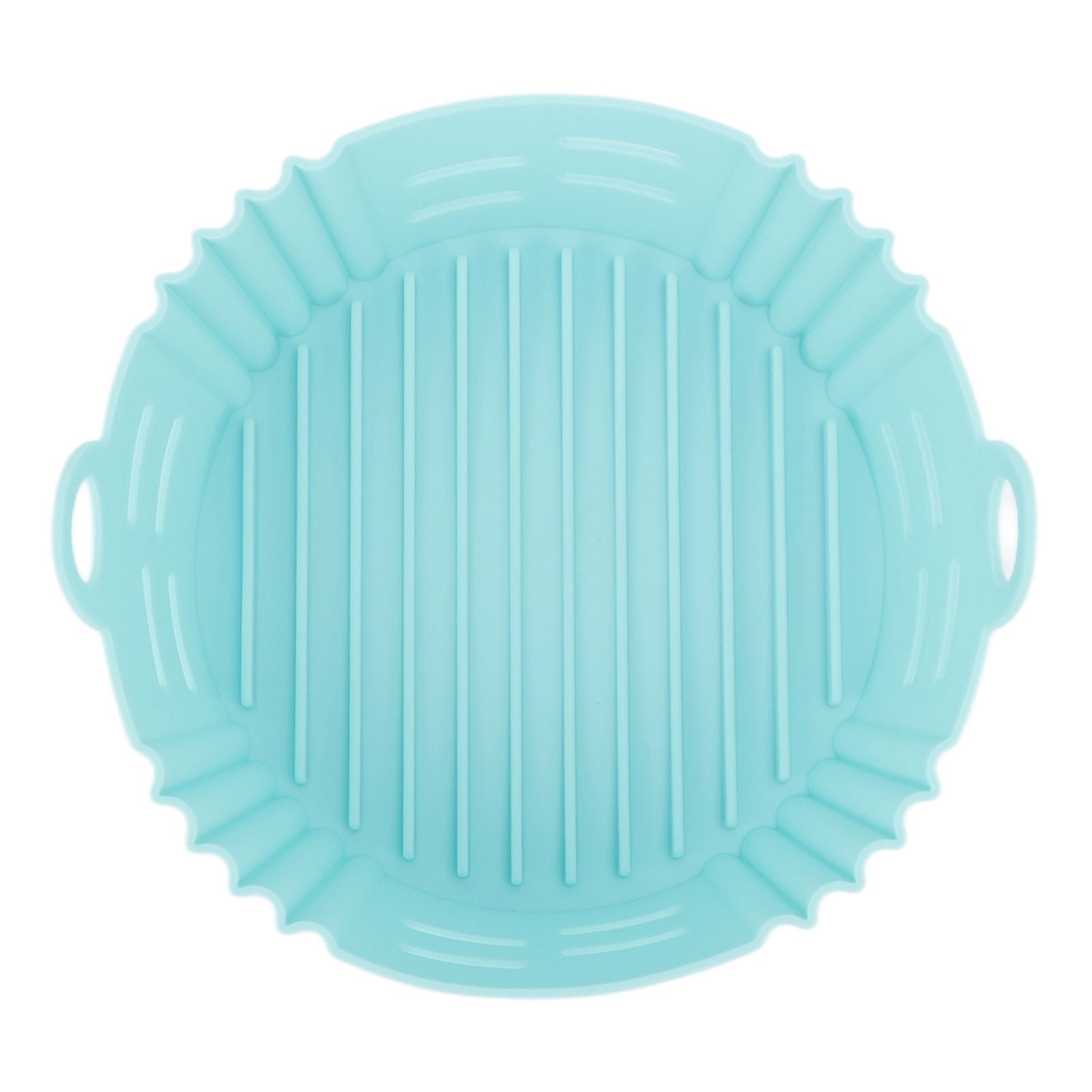 Fryer Silicone Liner Heat Resistant Elastic Washable Food Grade Reusable Fryer Basket for Cooking Blue