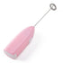 Cordless Electric Hand Mixer Battery Powered Small Plastic Metal Household Hand Mixer for Home Hotel Pink - Flavour Fushion Cooking Shop