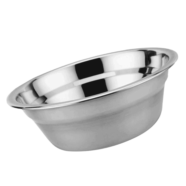 26cm Stainless Steel Basin Mixing Bowl Thicken Heavy Duty Deeper Edge Mirror Finish Salad Bowl - Flavour Fushion Cooking Shop