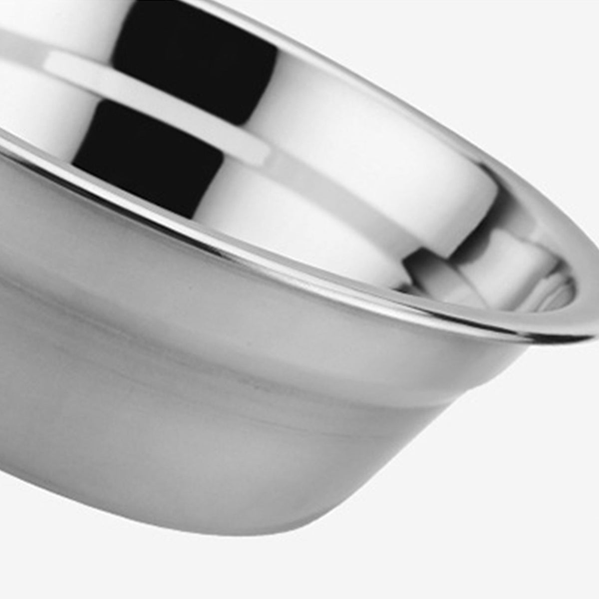 26cm Stainless Steel Basin Mixing Bowl Thicken Heavy Duty Deeper Edge Mirror Finish Salad Bowl - Flavour Fushion Cooking Shop