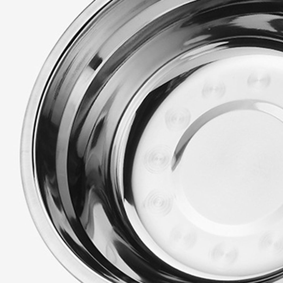 26cm Stainless Steel Basin Mixing Bowl Thicken Heavy Duty Deeper Edge Mirror Finish Salad Bowl - Flavour Fushion Cooking Shop