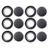 6PCS Removable Bottom Tart Pan Non Stick Coating Carbon Steel Black Quiche Pan for Kitchen - Flavour Fushion Cooking Shop