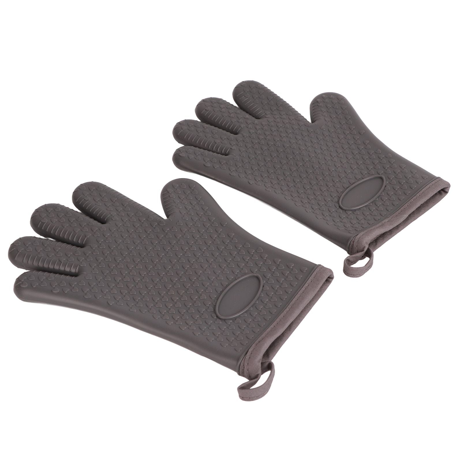 Heat Resistant Gloves Grilling Gloves Anti Scalding Silicone Oven Gloves for Kitchen Cooking Baking