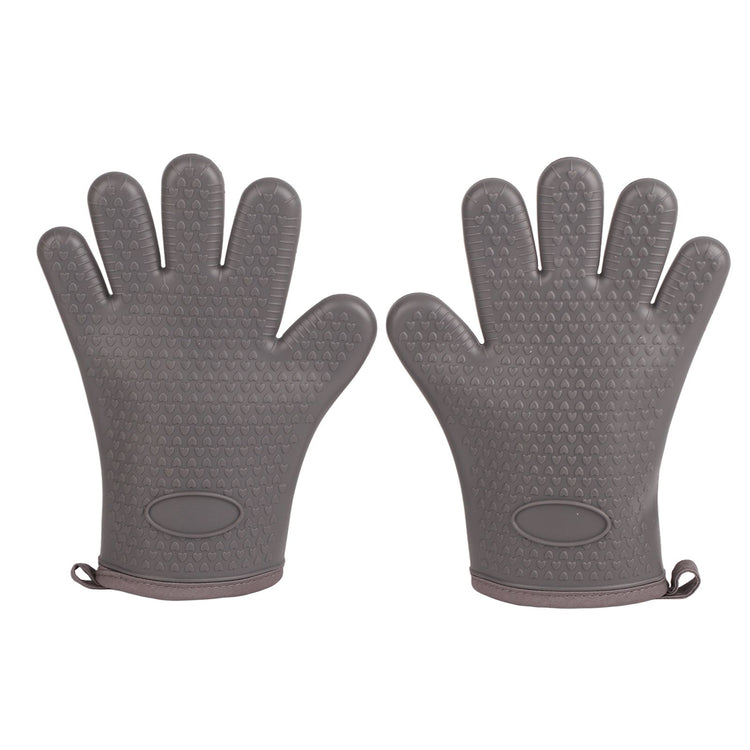Heat Resistant Silicone Grilling & Oven Gloves - Flavour Fushion Cooking Shop