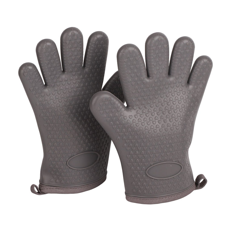 Heat Resistant Silicone Grilling & Oven Gloves - Flavour Fushion Cooking Shop