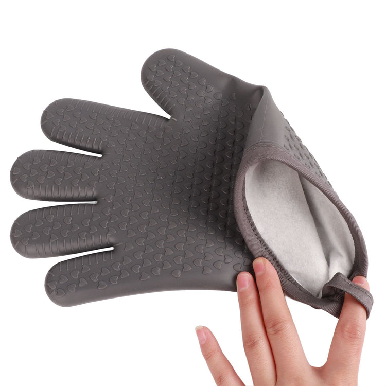 Heat Resistant Silicone Grilling & Oven Gloves - Flavour Fushion Cooking Shop