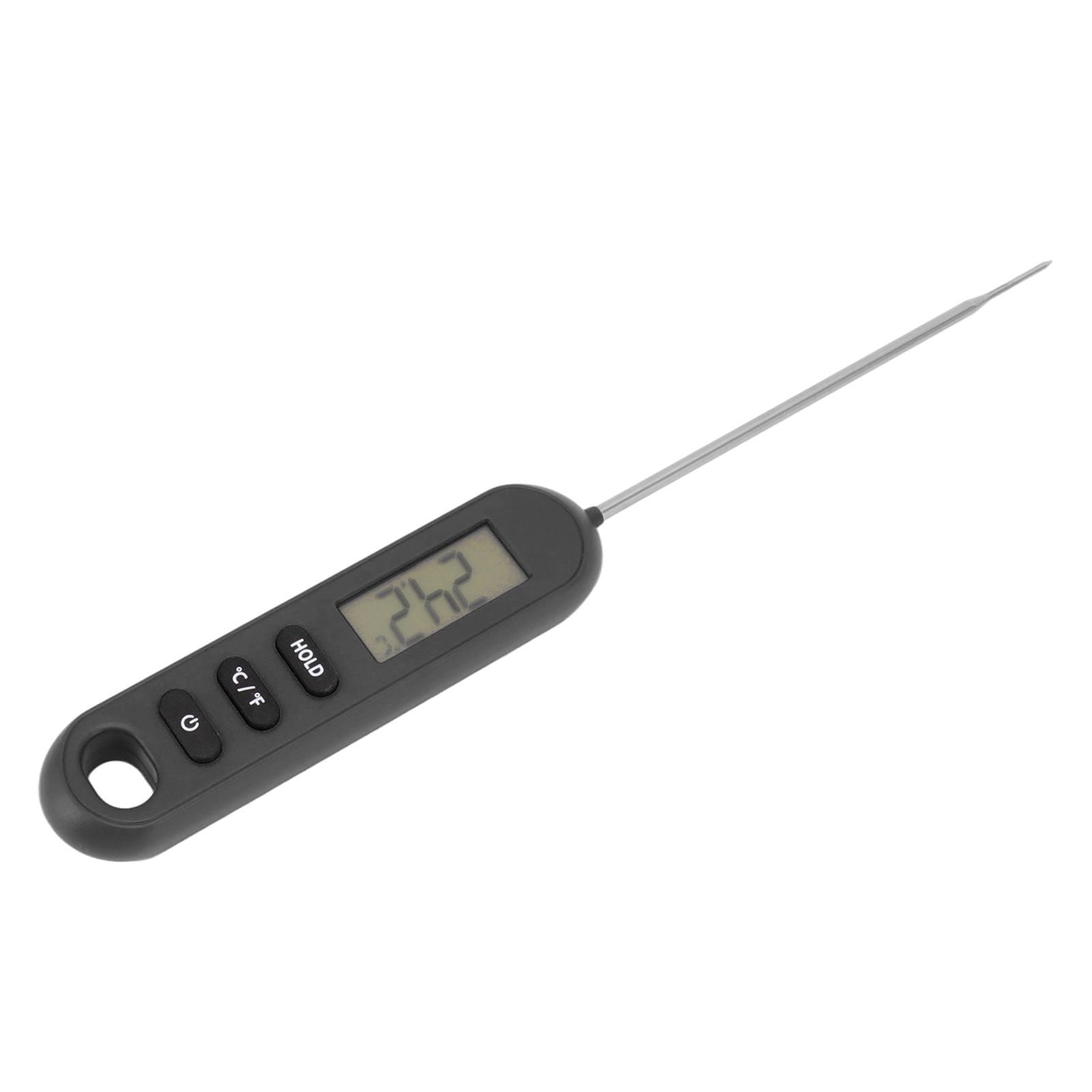 Meat Food Thermometer Instant Read Thermometer Digital Cooking Kitchen Barbecue Thermometer With Long Probe Black