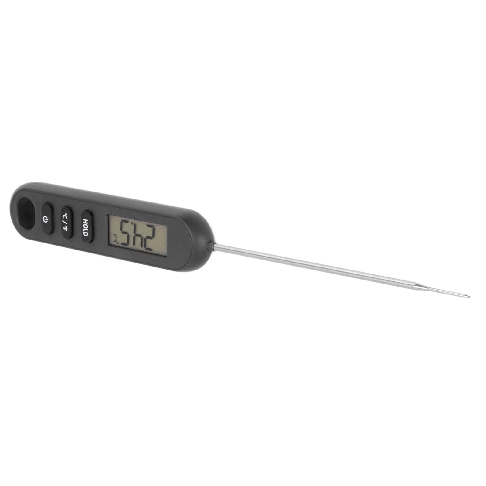 Meat Food Thermometer Instant Read Thermometer Digital Cooking Kitchen Barbecue Thermometer With Long Probe Black