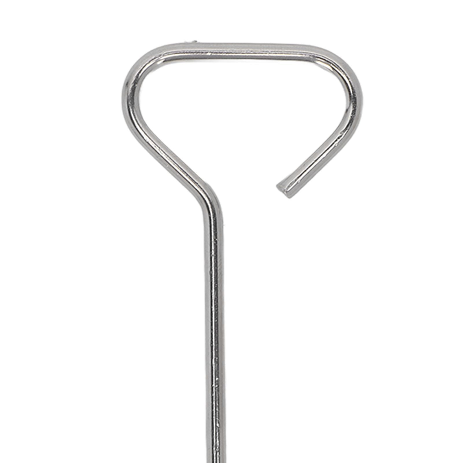 Fryer Skewer Stand Uniform Cooking Rust Resistance Stainless Steel Vertical Skewer Stand for Chicken Meat