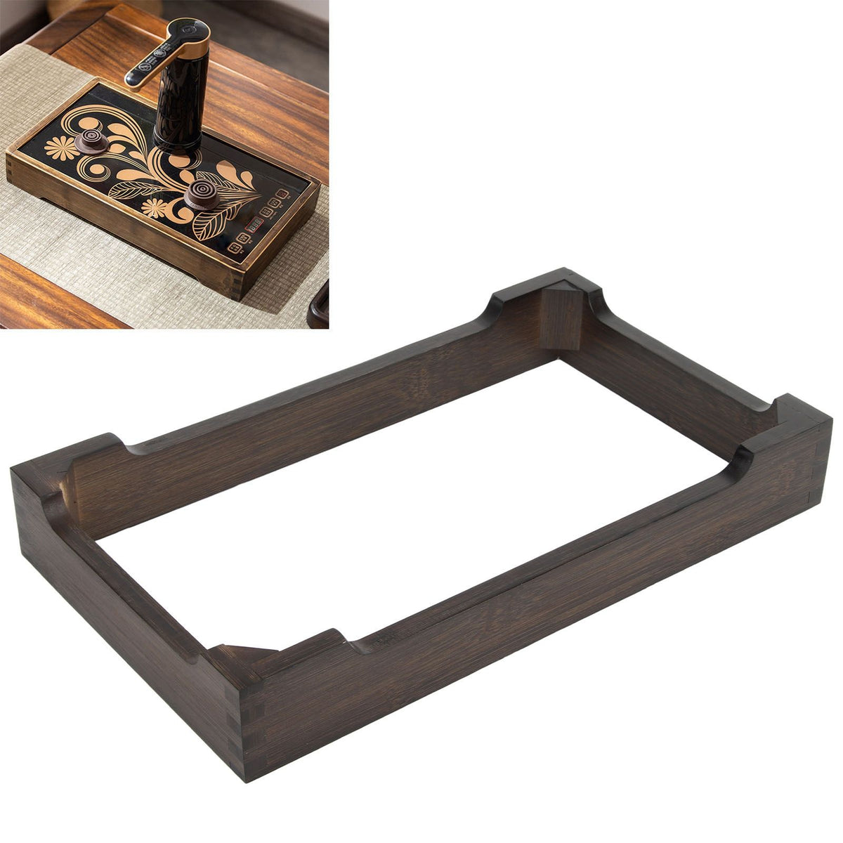 Induction Cooker Wood Frame Minimalist Stable Embedded Electric - Flavour Fushion Cooking Shop
