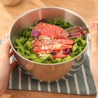 Mixing Bowl Refrigerator Dishwasher Safe Thick 304 Stainless Steel