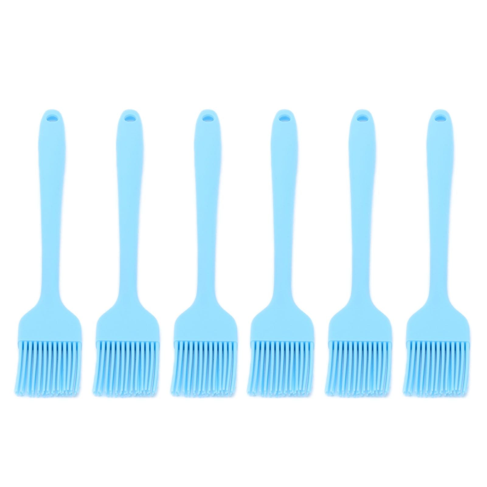 6 Pcs Cooking Brush Silicone Basting Pastry Brushes for BBQ Grill Baking Kitchen Cooking
