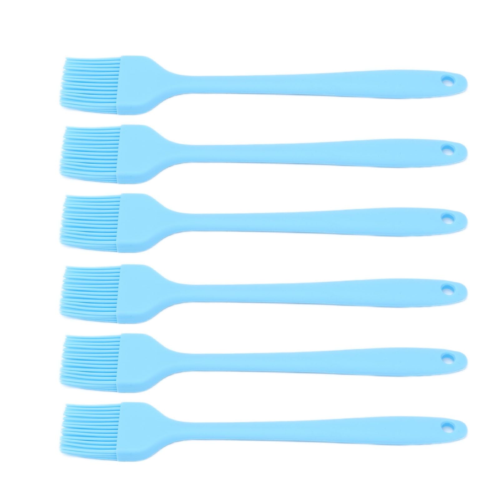 6 Pcs Cooking Brush Silicone Basting Pastry Brushes for BBQ Grill Baking Kitchen Cooking