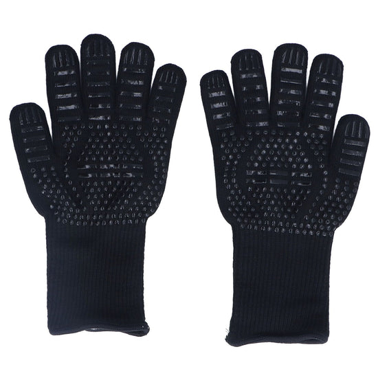 Heat Resistant Gloves 500℃ 31cm Hot Proof Mitts Cooking Tool for BBQ Oven Welding - Flavour Fushion Cooking Shop