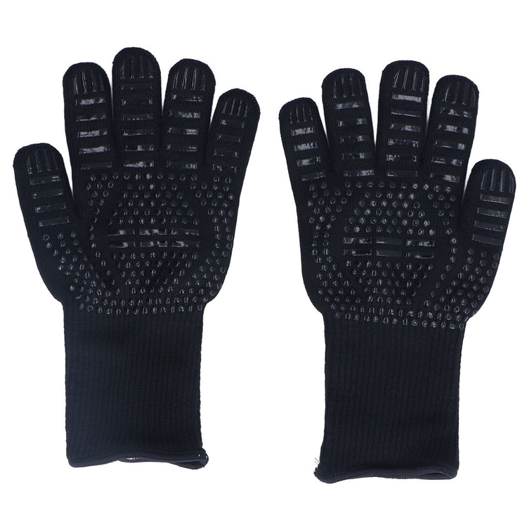 Heat Resistant Gloves 500℃ 31cm Hot Proof Mitts Cooking Tool for BBQ Oven Welding - Flavour Fushion Cooking Shop