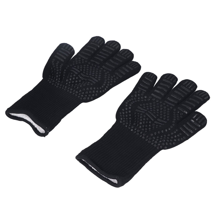 Heat Resistant Gloves 500℃ 31cm Hot Proof Mitts Cooking Tool for BBQ Oven Welding - Flavour Fushion Cooking Shop