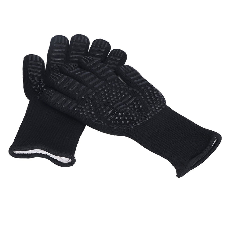 Heat Resistant Gloves 500℃ 31cm Hot Proof Mitts Cooking Tool for BBQ Oven Welding - Flavour Fushion Cooking Shop