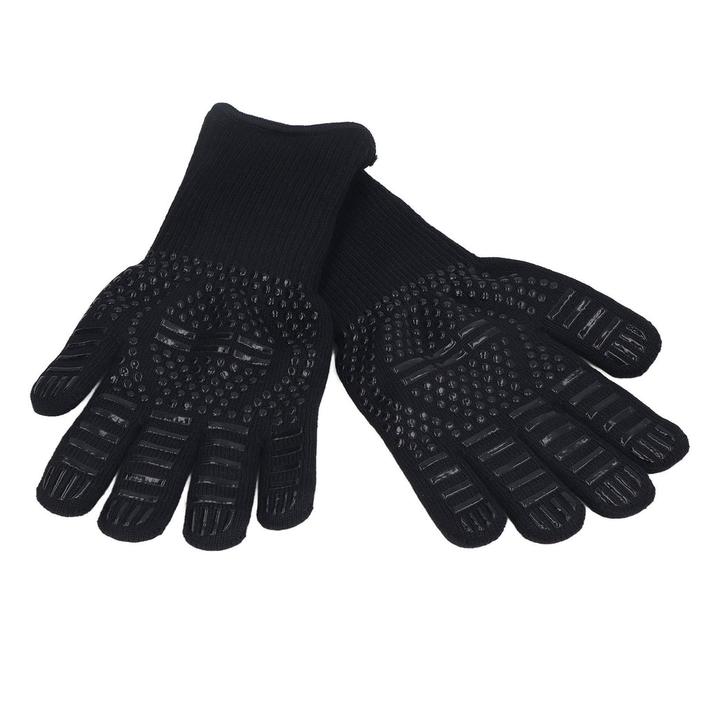 Heat Resistant Gloves 500℃ 31cm Hot Proof Mitts Cooking Tool for BBQ Oven Welding
