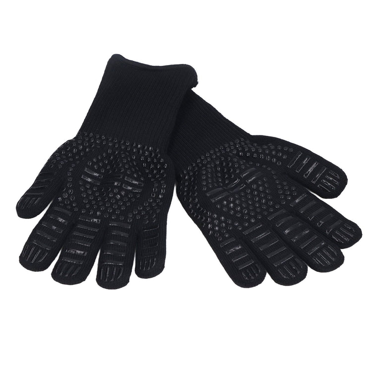 Heat Resistant Gloves 500℃ 31cm Hot Proof Mitts Cooking Tool for BBQ Oven Welding - Flavour Fushion Cooking Shop