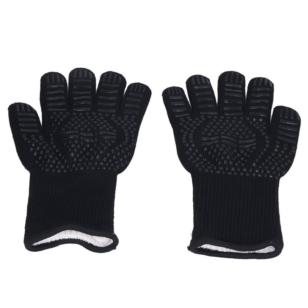 Heat Resistant Gloves 500℃ 31cm Hot Proof Mitts Cooking Tool for BBQ Oven Welding