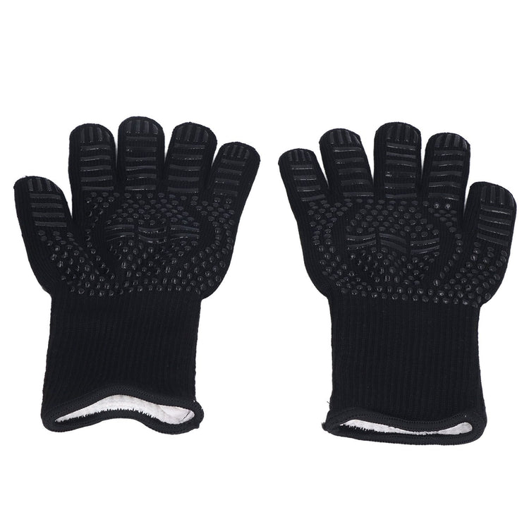 Heat Resistant Gloves 500℃ 31cm Hot Proof Mitts Cooking Tool for BBQ Oven Welding - Flavour Fushion Cooking Shop