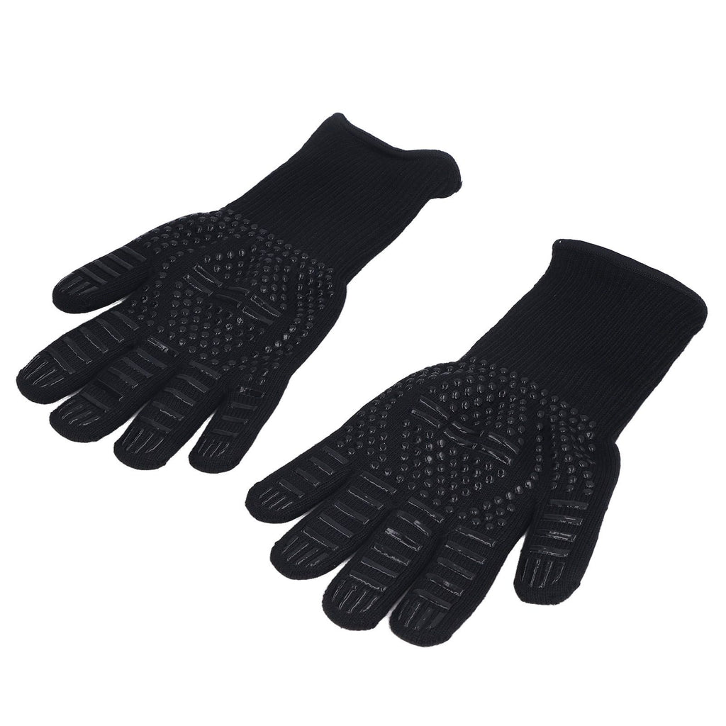 Heat Resistant Gloves 500℃ 31cm Hot Proof Mitts Cooking Tool for BBQ Oven Welding