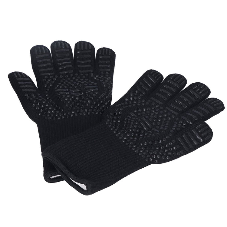 Heat Resistant Gloves 500℃ 31cm Hot Proof Mitts Cooking Tool for BBQ Oven Welding - Flavour Fushion Cooking Shop