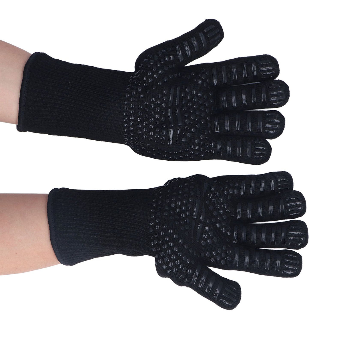 Heat Resistant Gloves 500℃ 31cm Hot Proof Mitts Cooking Tool for BBQ Oven Welding - Flavour Fushion Cooking Shop