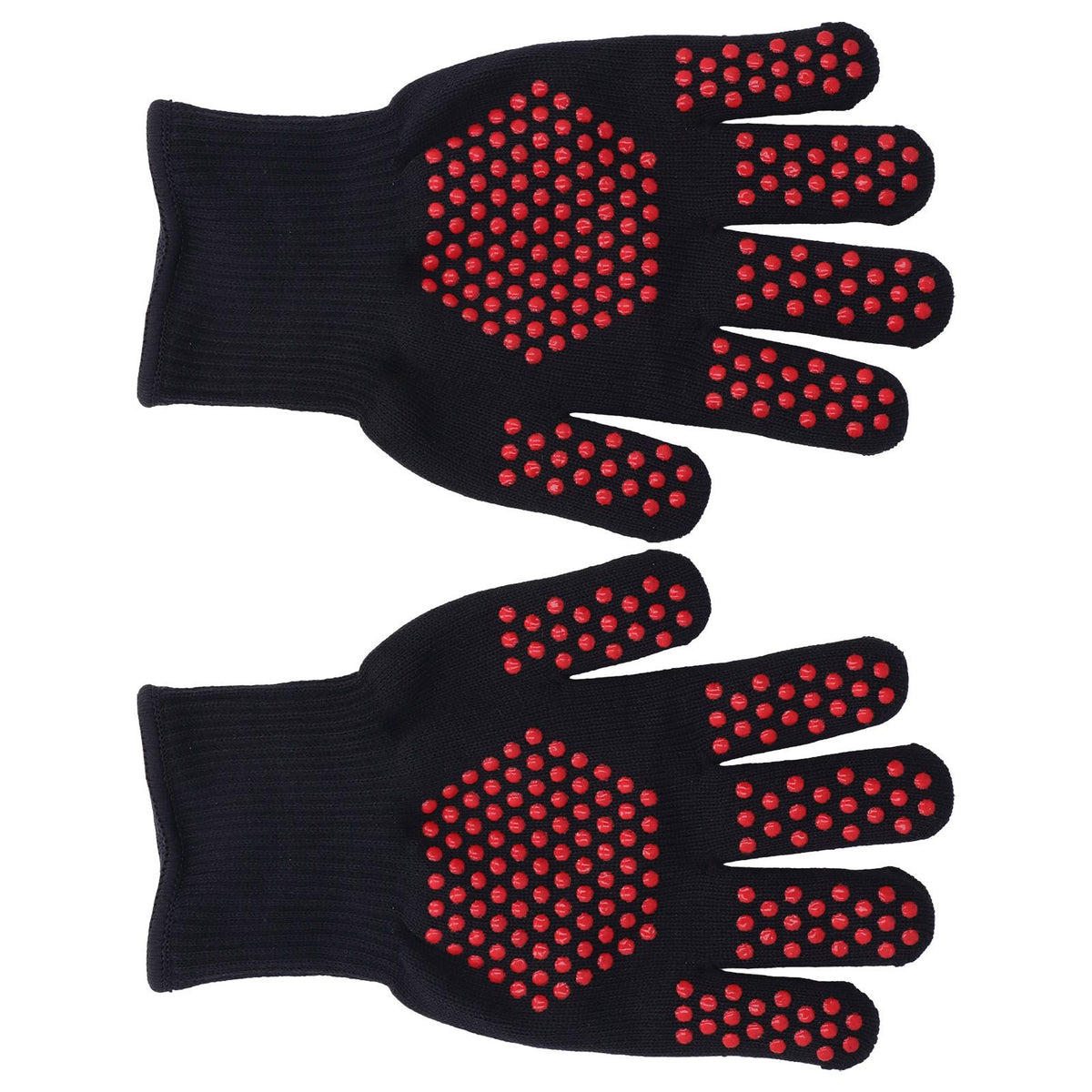 Heat Resistant Gloves 25cm Separate Fingers Hot Proof Mitts Cooking Tool for BBQ Welding - Flavour Fushion Cooking Shop