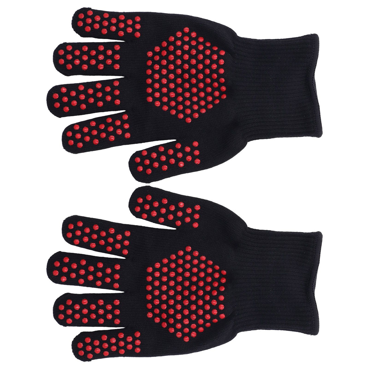 Heat Resistant Gloves 25cm Separate Fingers Hot Proof Mitts Cooking Tool for BBQ Welding - Flavour Fushion Cooking Shop