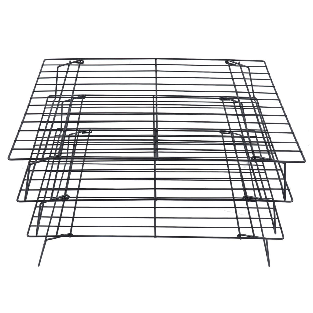 13 Inch Iron Baking Rack 3 Layer Non Stick Cooling Racks for Cooking Baking Cake Biscuits