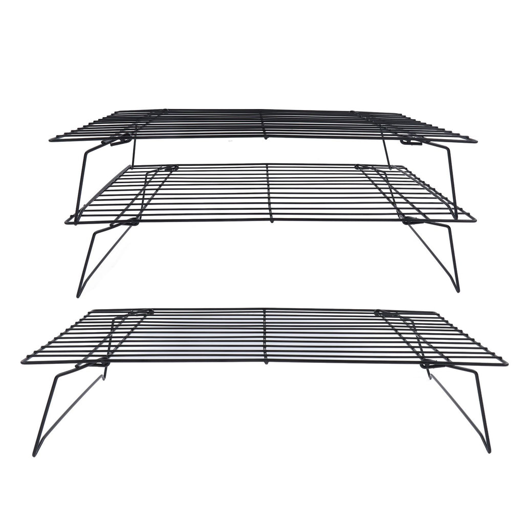 13 Inch Iron Baking Rack 3 Layer Non Stick Cooling Racks for Cooking Baking Cake Biscuits