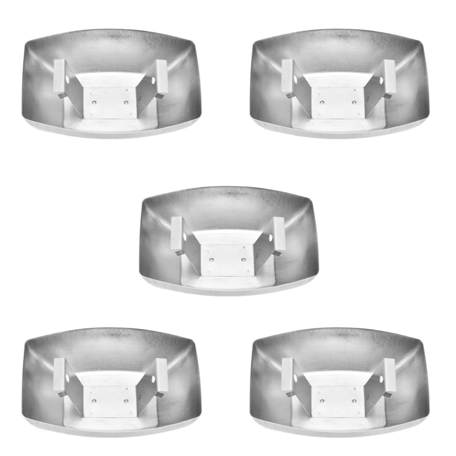 5pcs Range Hood Oil Box Adjustable Stainless Steel Kitchen Range Hood Oil Collecting Cup