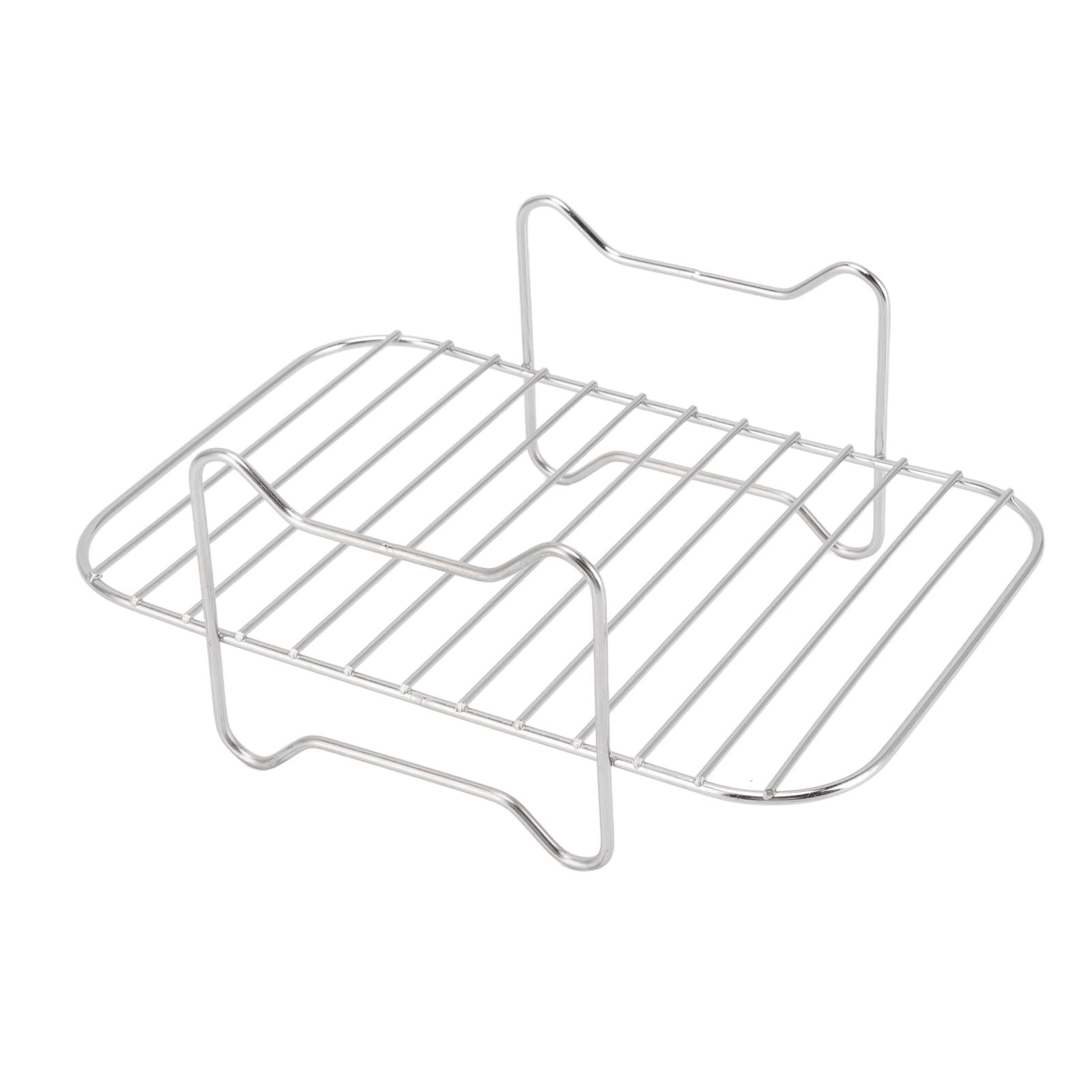 Fryer Stainless Steel Rack Multi Purpose Cooking Baking Grilling Rack Fryer Accessories for Ninja Foodi DZ201 401