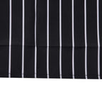 Waterproof Bib Apron – Black & White Stripe