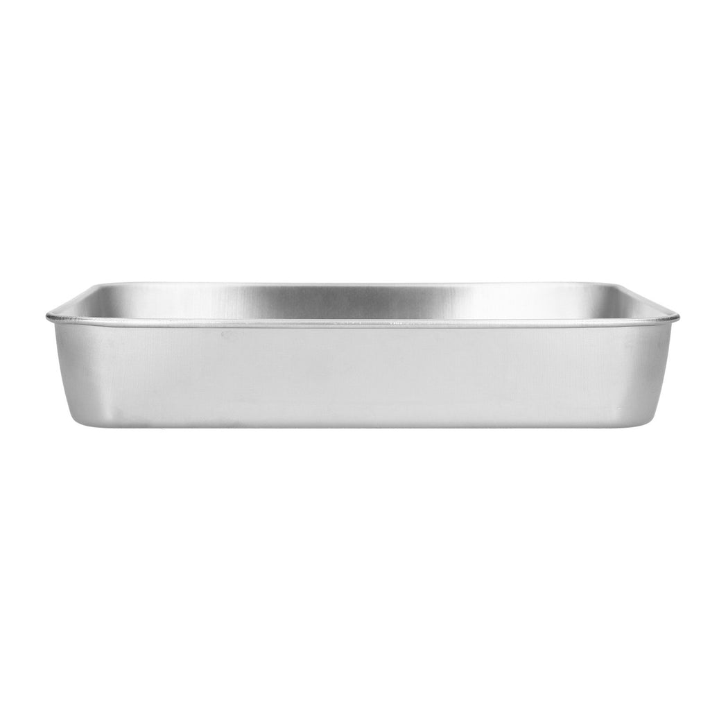 Roasting Pan and Rack Set Stainless Steel Easy Clean Rectangular Roaster with Rack for Cooking Baking23.5x17.5x5cm / 9.3x6.9x2.0in