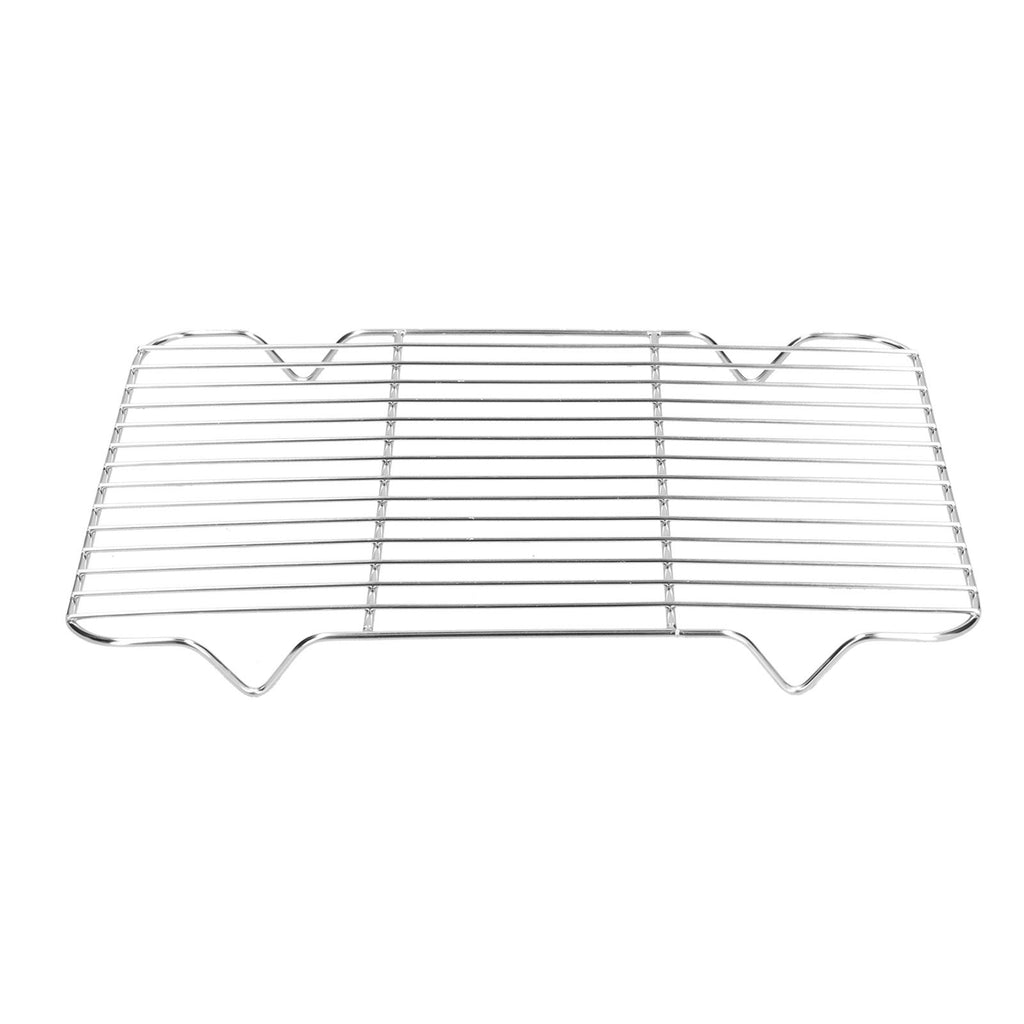 Roasting Pan and Rack Set Stainless Steel Easy Clean Rectangular Roaster with Rack for Cooking Baking26.5x20.5x5cm / 10.4x8.1x2.0in