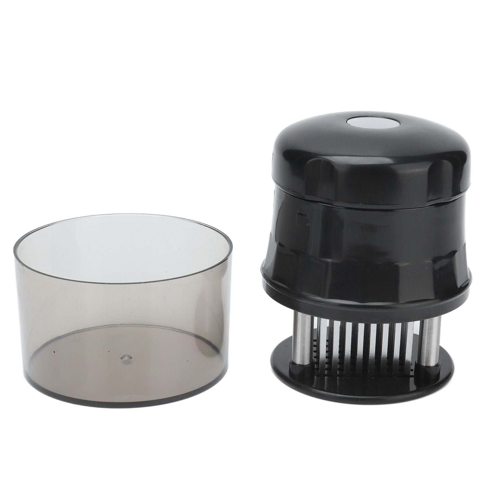 Meat Tenderizer Stainless Steel Ultra Thin Needle Blades Kitchen Cooking Tool with Protective Cover for Restaurant Home