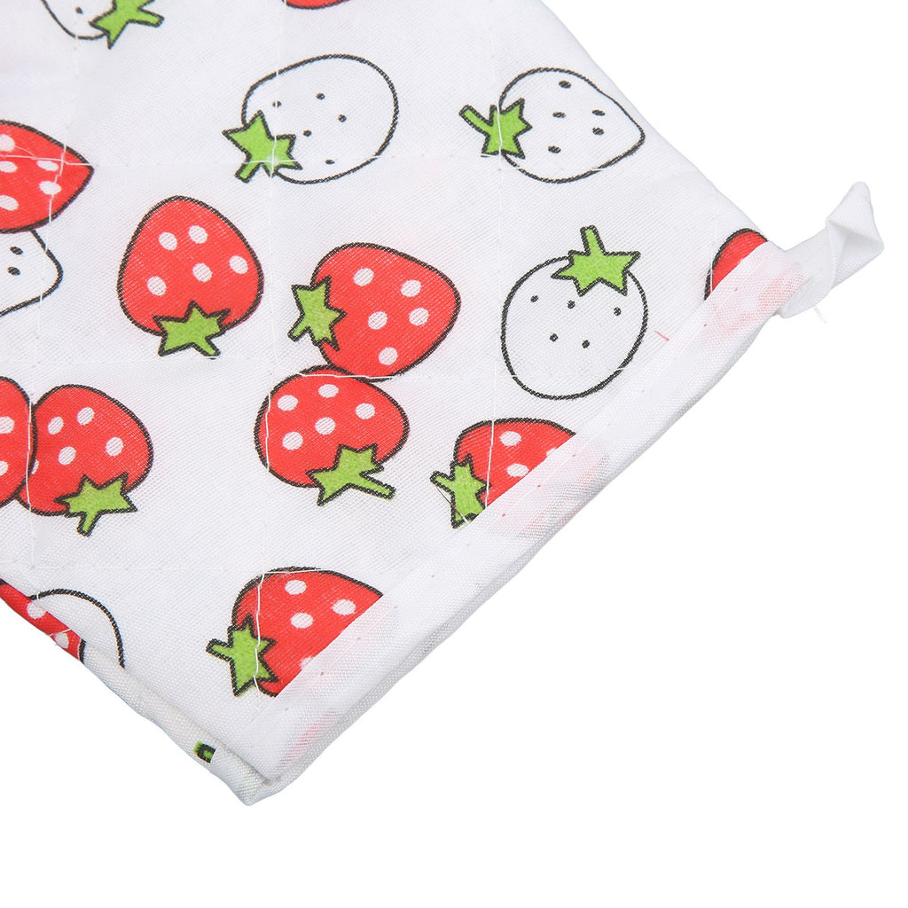 Oven Gloves Polyester Cotton Material Printed Pattern Lanyard Design Cooking Microwave Mitts for Kitchen
