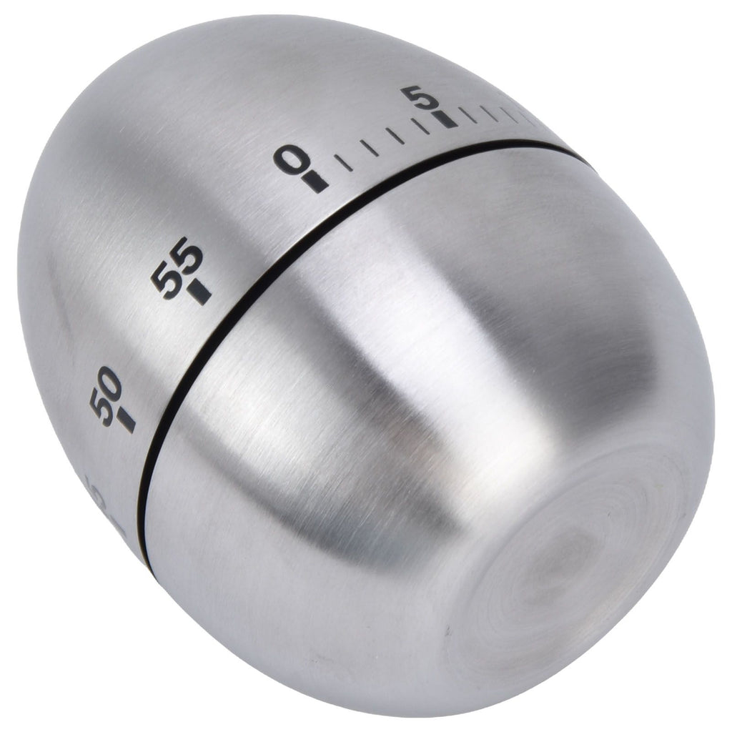 Cooking Timer Egg Shaped Clear Scale Design Manual Mechanical 60 Minutes Kitchen Baking Timing Reminder
