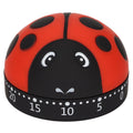 Kitchen Timer Ladybug Look 70db Alert Practical Stainless Steel Cooking Timer for Kitchen Cooking Homework Running
