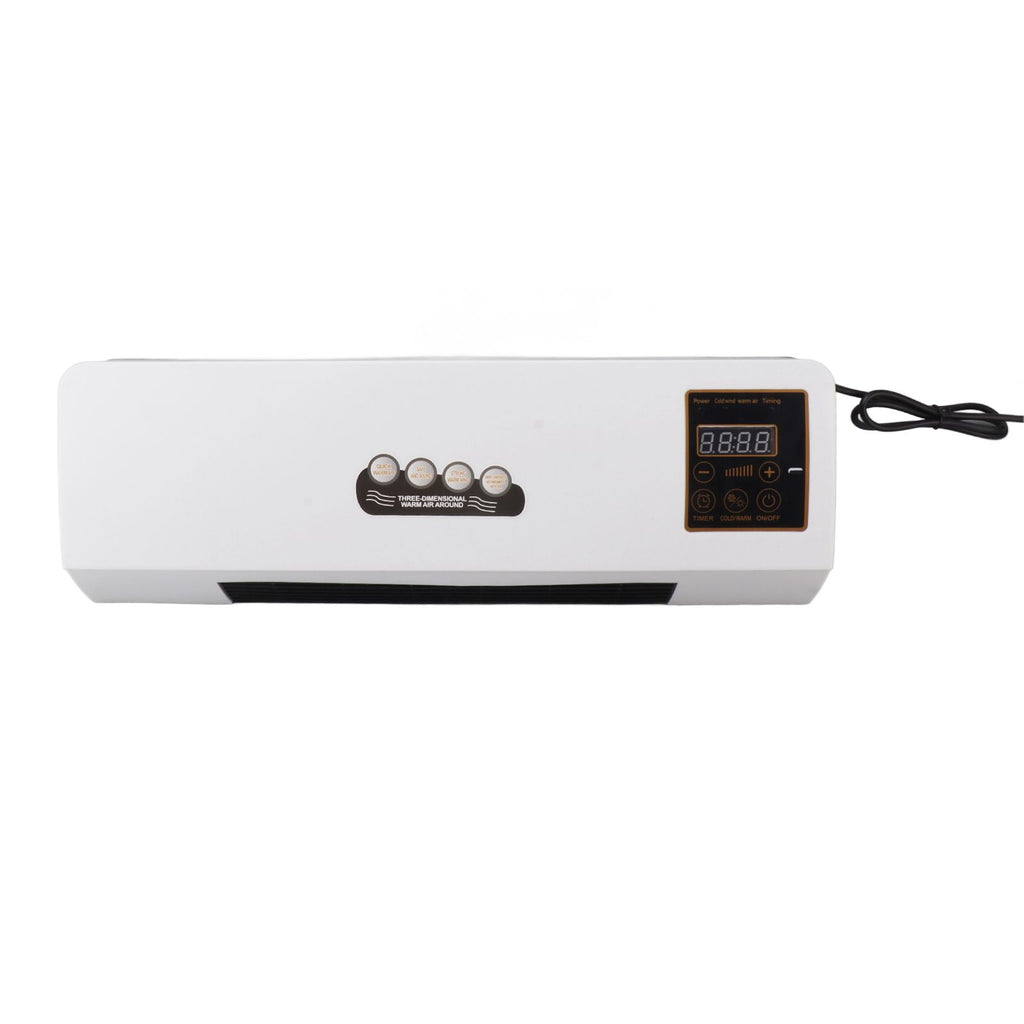 1800W Electric Space Heater for Indoor with Remote Wall Mounted Heater Fan Combo Low Noise Timing Function for Home Office 220V Prise UA