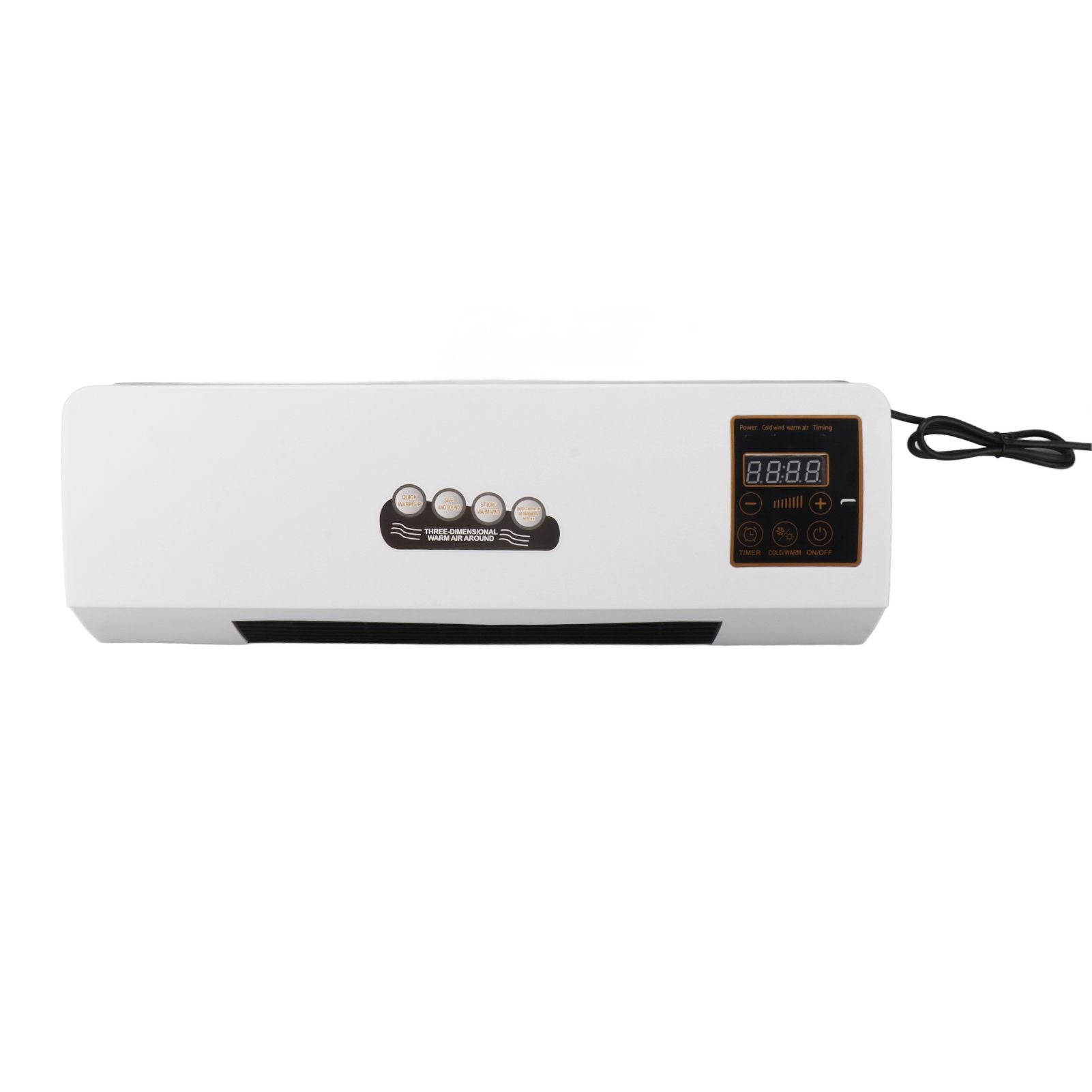 1800W Electric Space Heater for Indoor with Remote Wall Mounted Heater Fan Combo Low Noise Timing Function for Home Office 220V Prise UA
