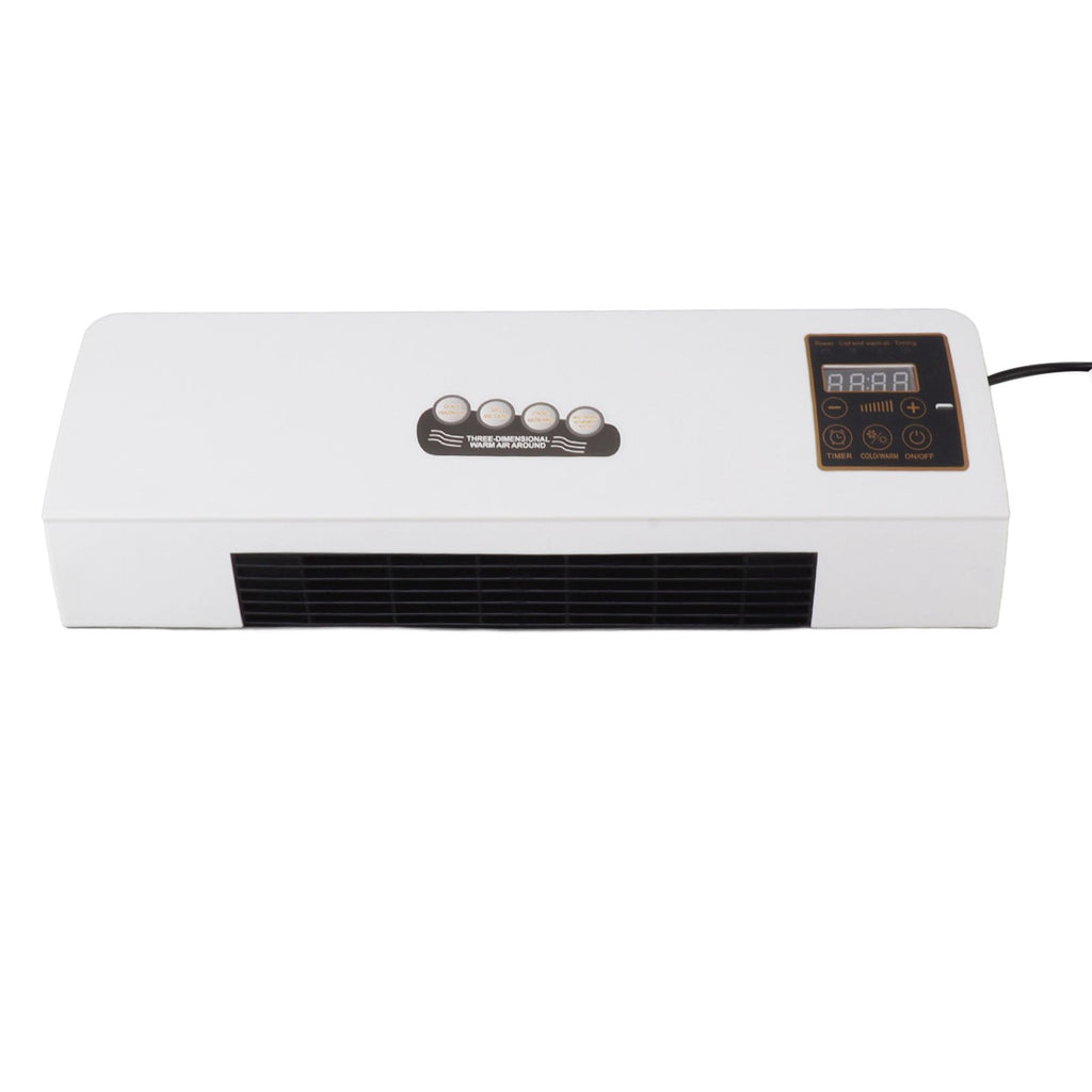 1800W Electric Space Heater for Indoor with Remote Wall Mounted Heater Fan Combo Low Noise Timing Function for Home Office 220V Prise UA