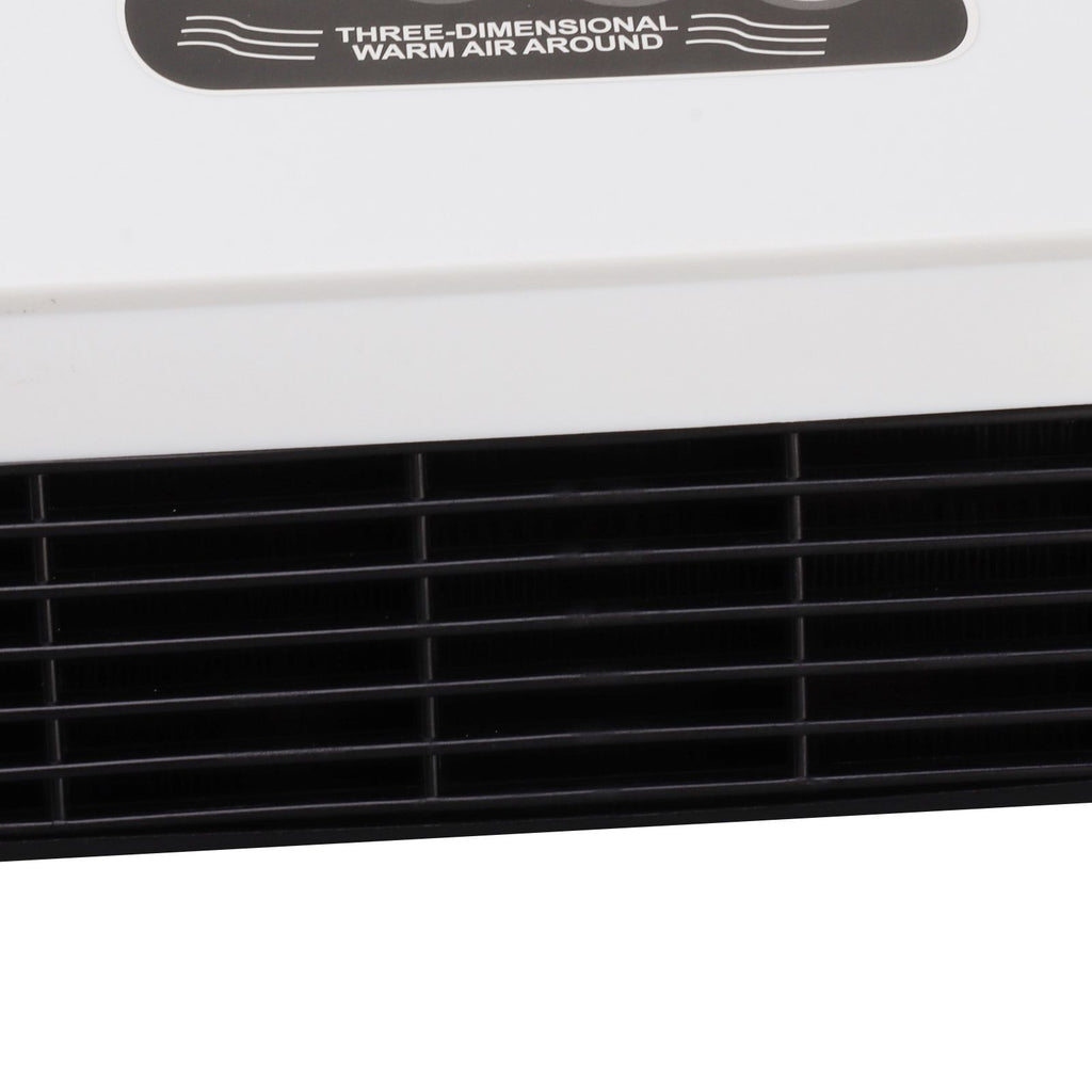1800W Electric Space Heater for Indoor with Remote Wall Mounted Heater Fan Combo Low Noise Timing Function for Home Office 220V Prise UA
