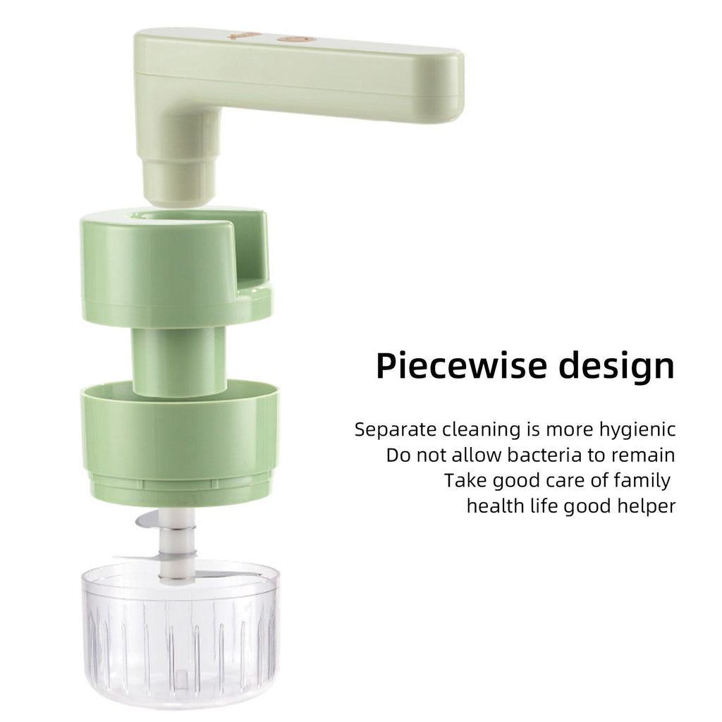 6 In1 Garlic Beater Wireless Garlic Masher Multifunctional Mini Handheld Small Whisk Garlic Masher Home Electric Garlic Masher