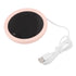 USB Coffee Mug Warmer Electric Gravity Switch 55 Celsius Degree Milk Heating Plate for Office Pink - Flavour Fushion Cooking Shop