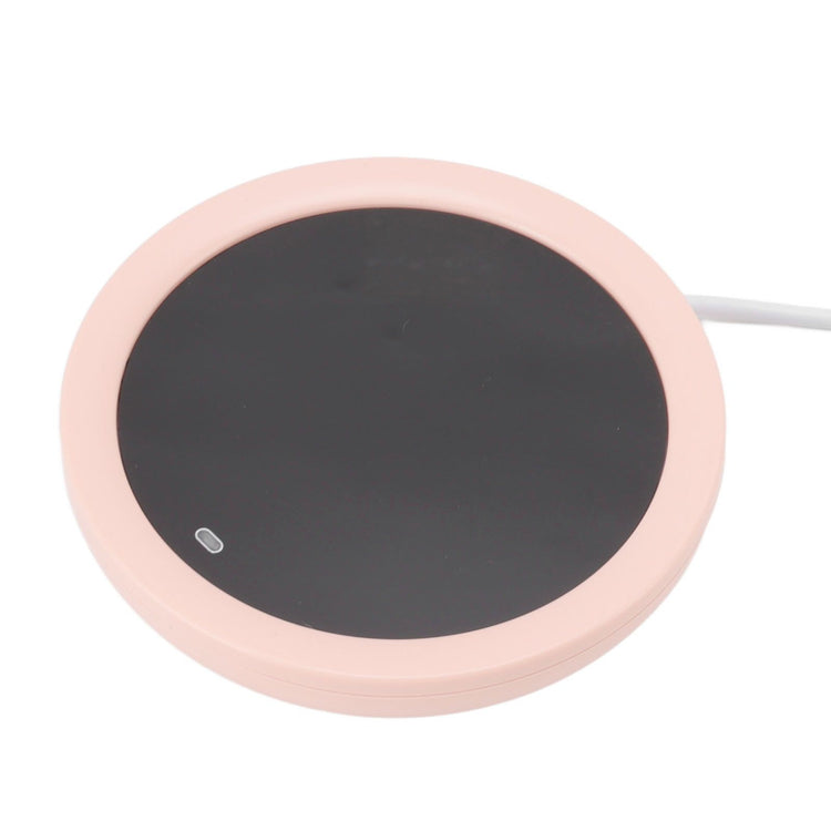 USB Coffee Mug Warmer Electric Gravity Switch 55 Celsius Degree Milk Heating Plate for Office Pink - Flavour Fushion Cooking Shop