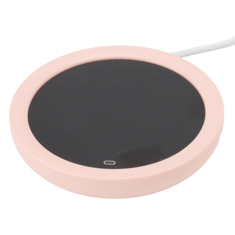 USB Coffee Mug Warmer Electric Gravity Switch 55 Celsius Degree Milk Heating Plate for Office Pink - Flavour Fushion Cooking Shop