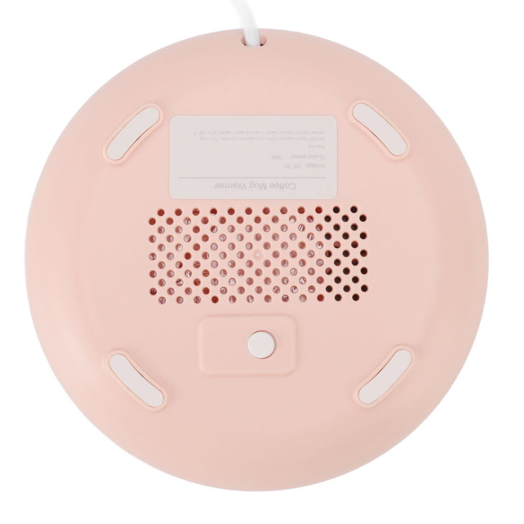 USB Coffee Mug Warmer Electric Gravity Switch 55 Celsius Degree Milk Heating Plate for Office Pink - Flavour Fushion Cooking Shop